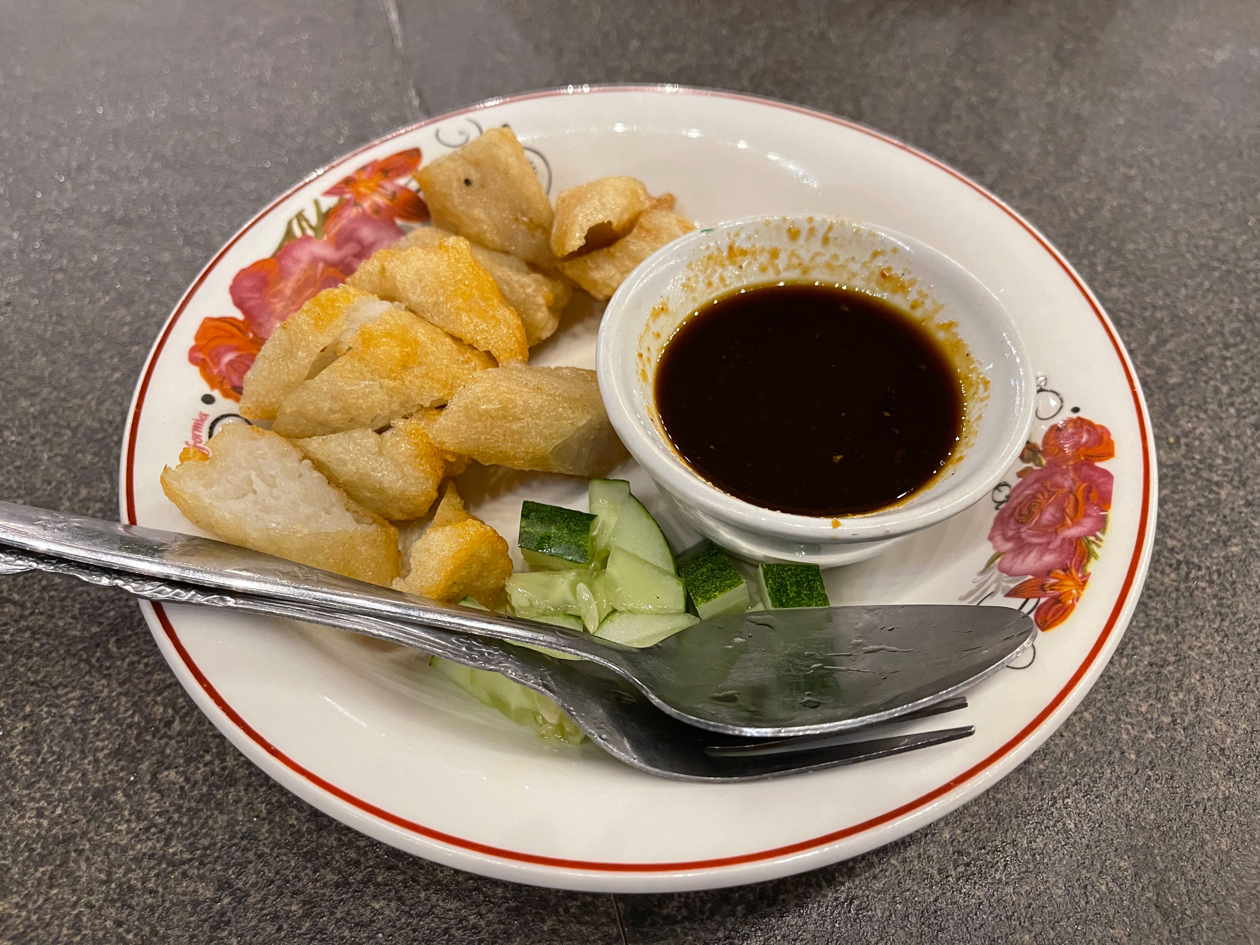 A Special Pempek at Titik Kumpul Cafe in Bireuen Town