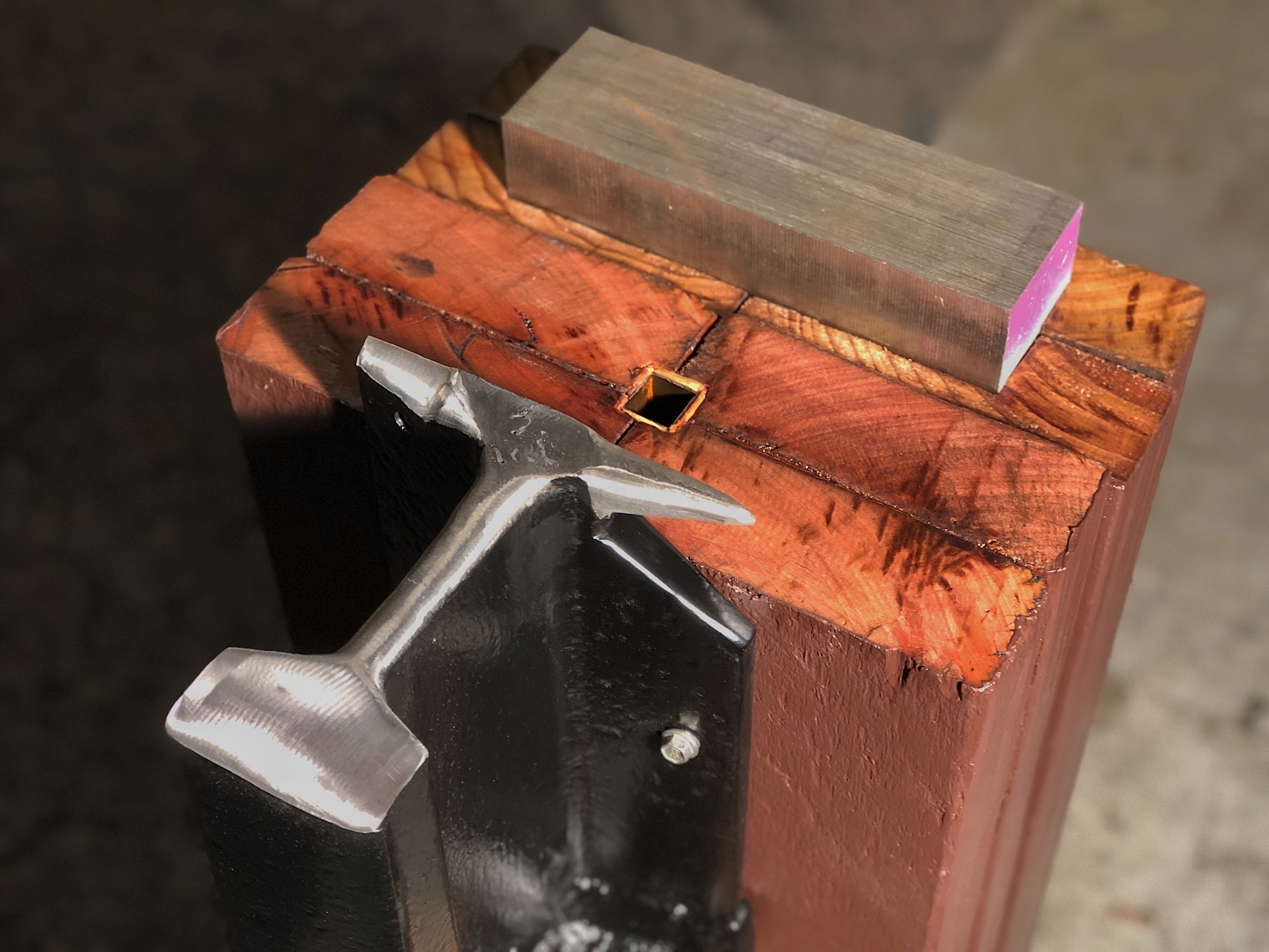 My rail anvil