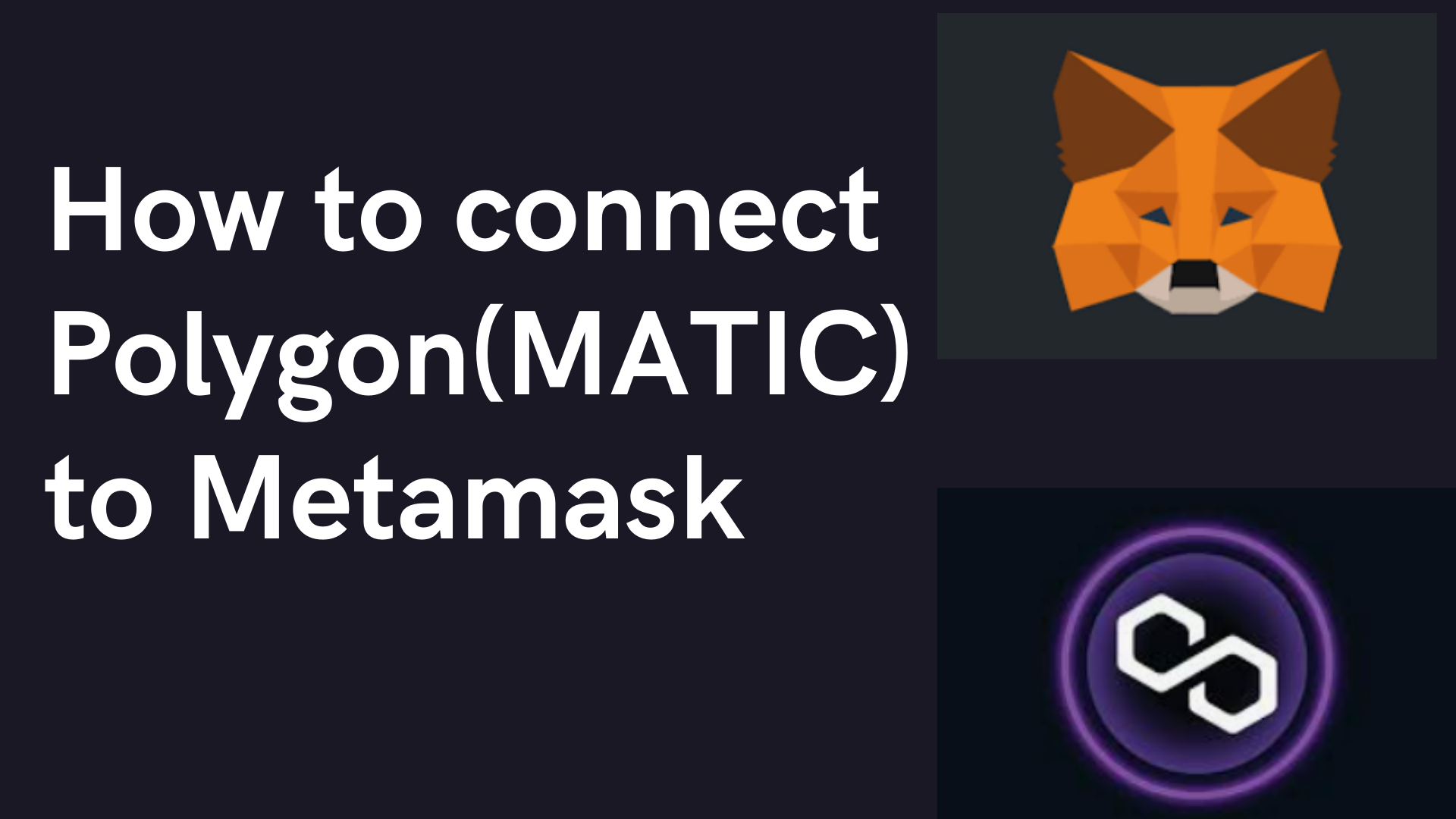Matic blockchain metamask crypto step