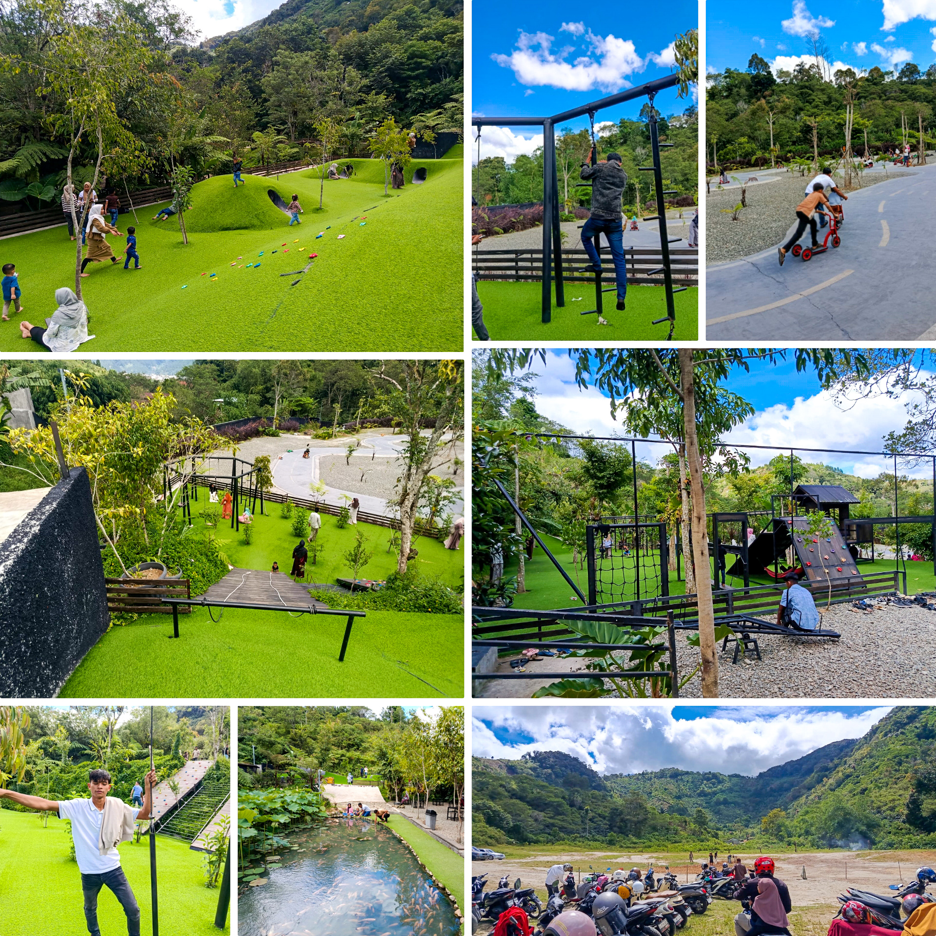 Visiting the Tekengon Natural Park, seeing very beautiful and interesting views ❤️❤️
