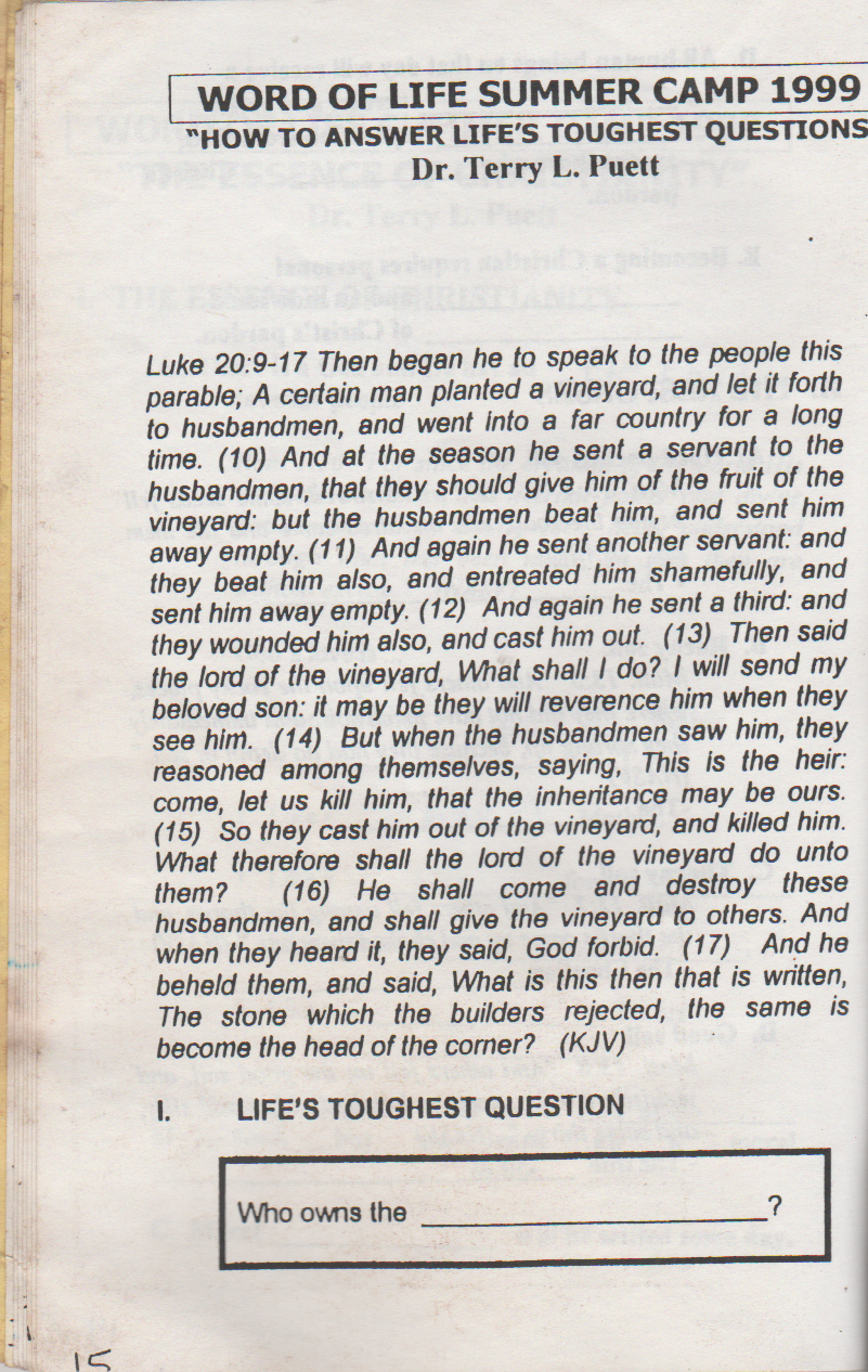 1999-07-25 - Sunday - West Coast Camp Quiet Time, Joey Arnold age 14, est date, most likely last week of July-16.png