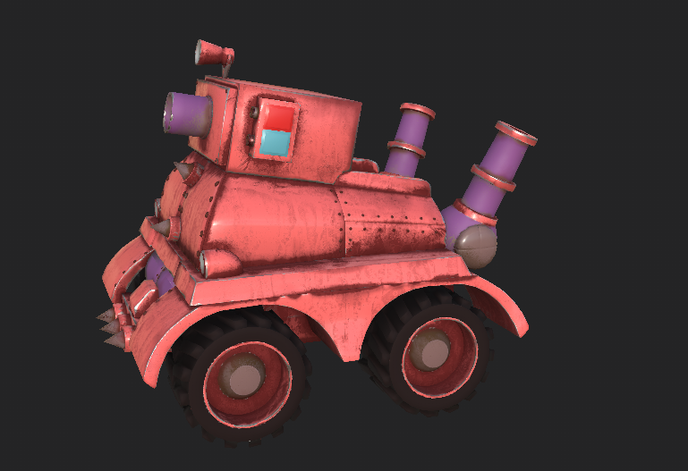 Texturing of the launcher.png