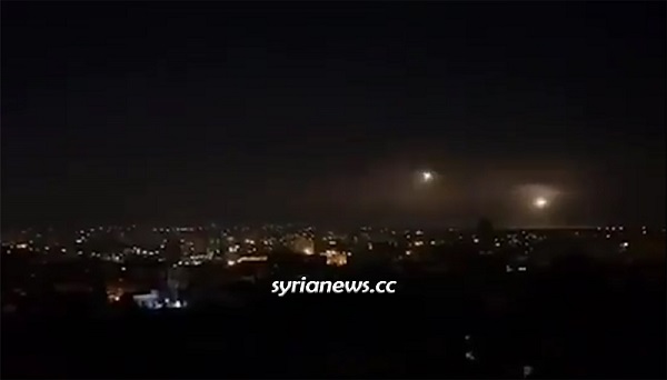 Israel Bombing of Damascus outskirts 4th day of Ramadan1.jpg