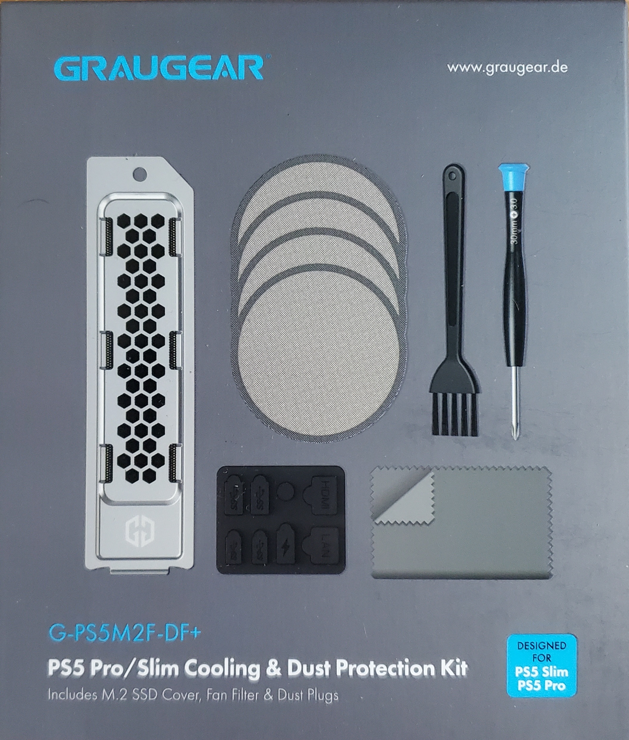 Graugear G-PS5M2F-DF+ PS5 ProSlim Cooling & Dust Protection Kit.jpg