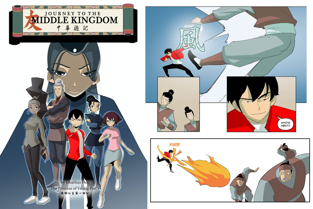 Jonathan Hop, Journey to the Middle Kingdom, indie comics, raginavc, merej99, kickstarter