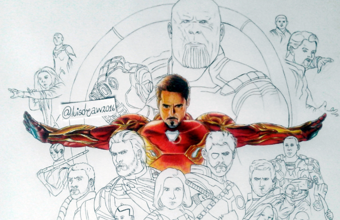 Avengers Drawing by AG Suelto - Pixels