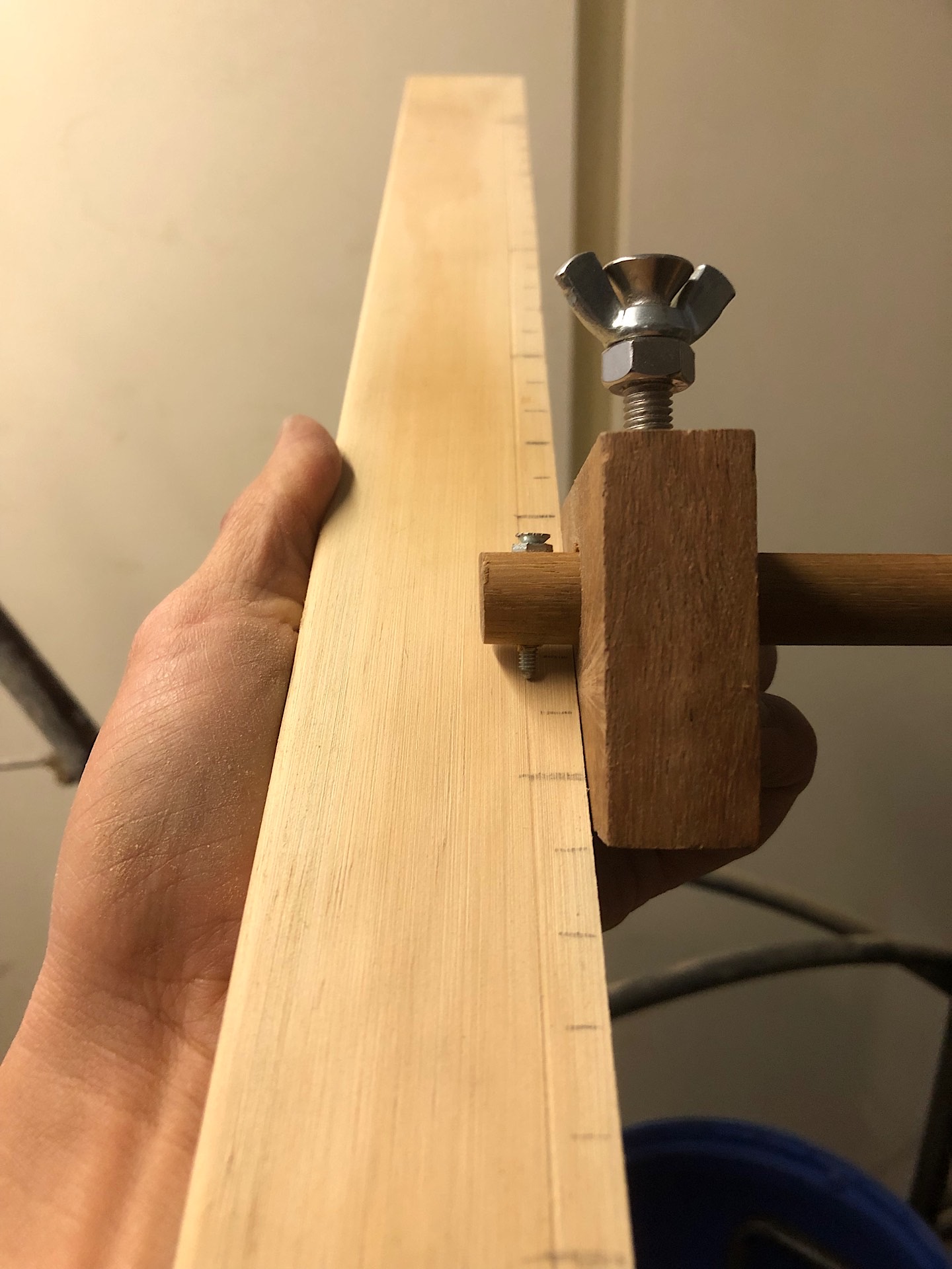 Homemade marking gauge