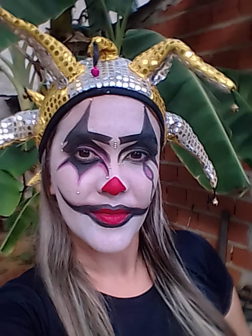 Maquillage artistique Arlequin spécial Carnaval – Natur'Aly