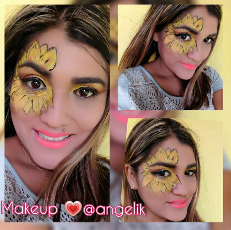 ??Maquillaje Inspirado en un Girasol??Sunflower Inspired Makeup — Hive