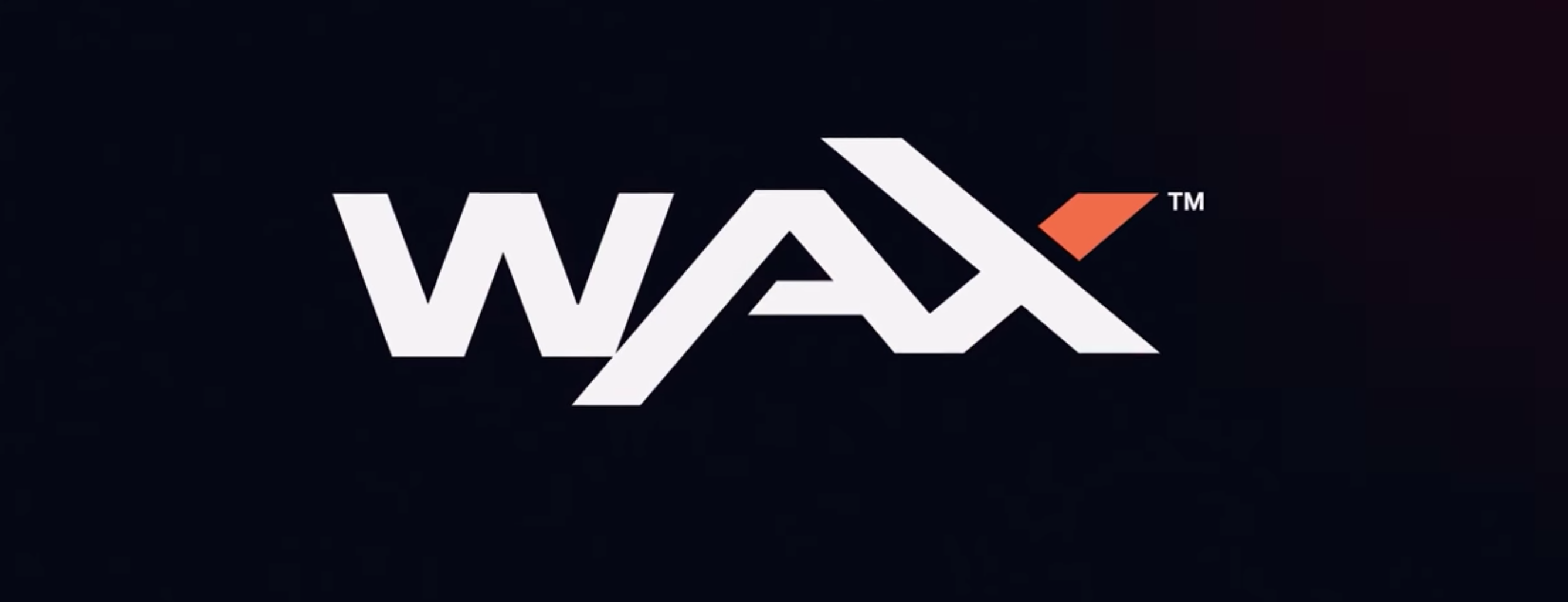 WAX logo banner.