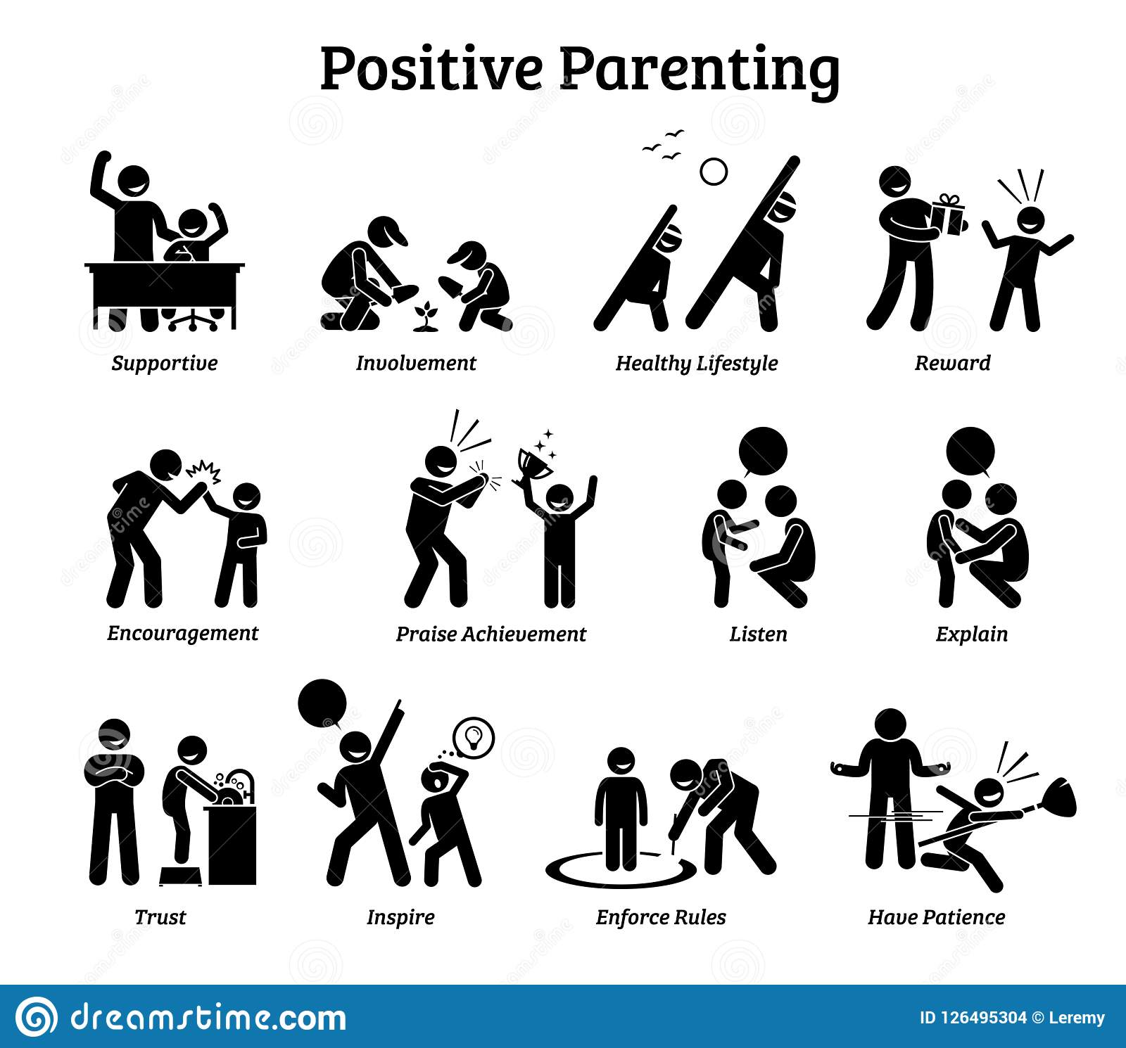 illustrations-depict-positive-healthy-ways-raising-child-such-as-supportive-involvement-reward-encouragement-trust-126495304.jpg