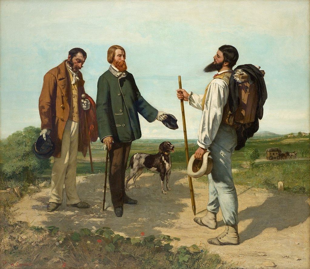 13-2  Gustave Courbet Dzień dobry panie Courbet 1854.jpg