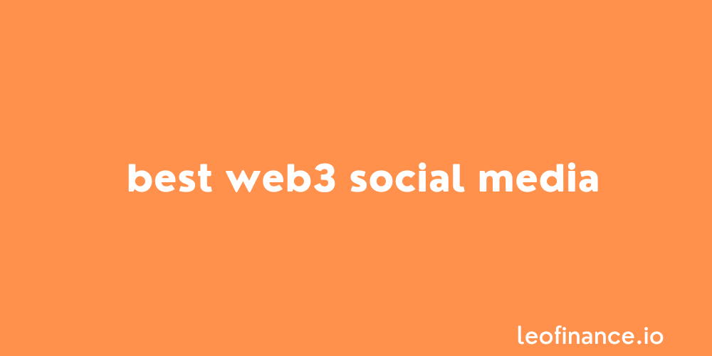 Best Web3 social media platform: Threads.