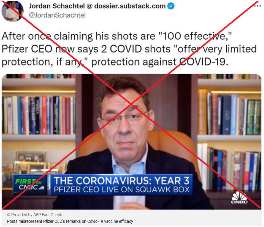 Screenshot 2022-01-16 at 13-10-46 Posts misrepresent Pfizer CEO's remarks on Covid-19 vaccine efficacy.png