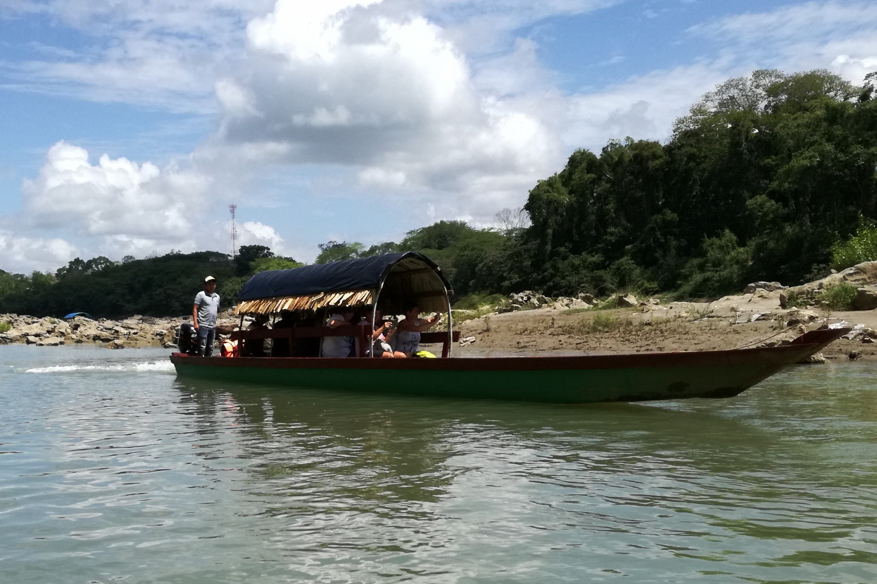 mexiko chiapas rio usumacinta boat tour