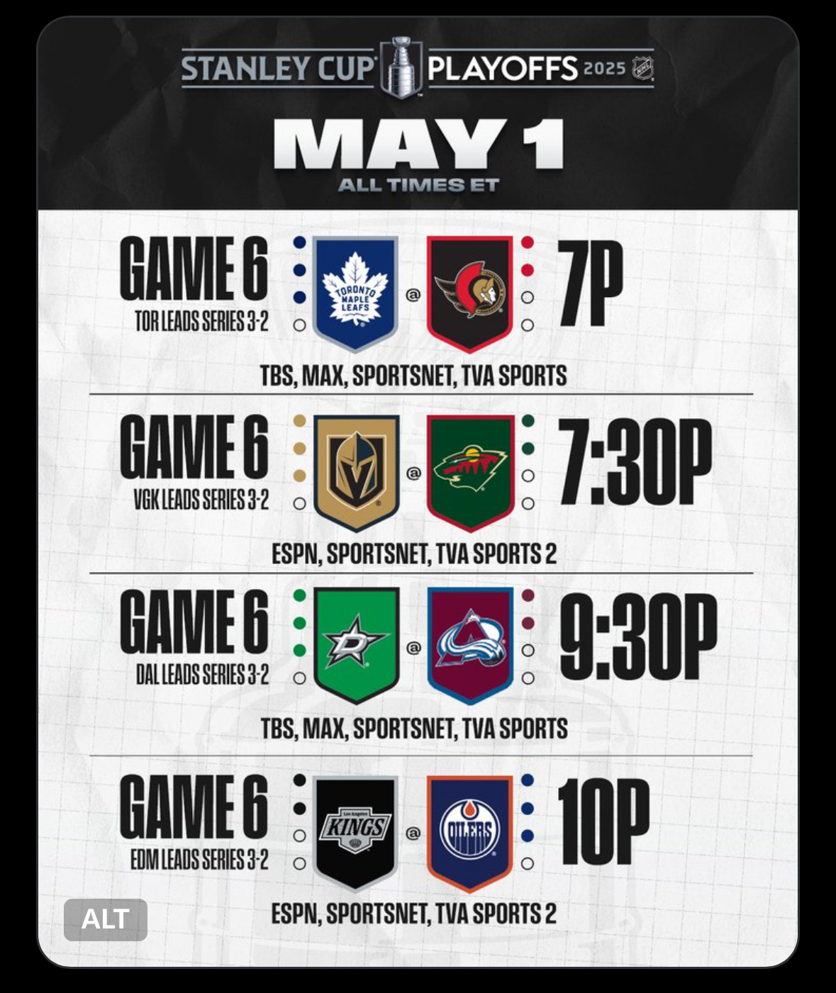 NHL Stanley Cup Finals …  Watch Game Highlights tonight on SportsTalkSocial.com