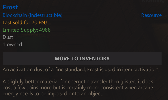 My First Lost Relics Blockchain Item.png