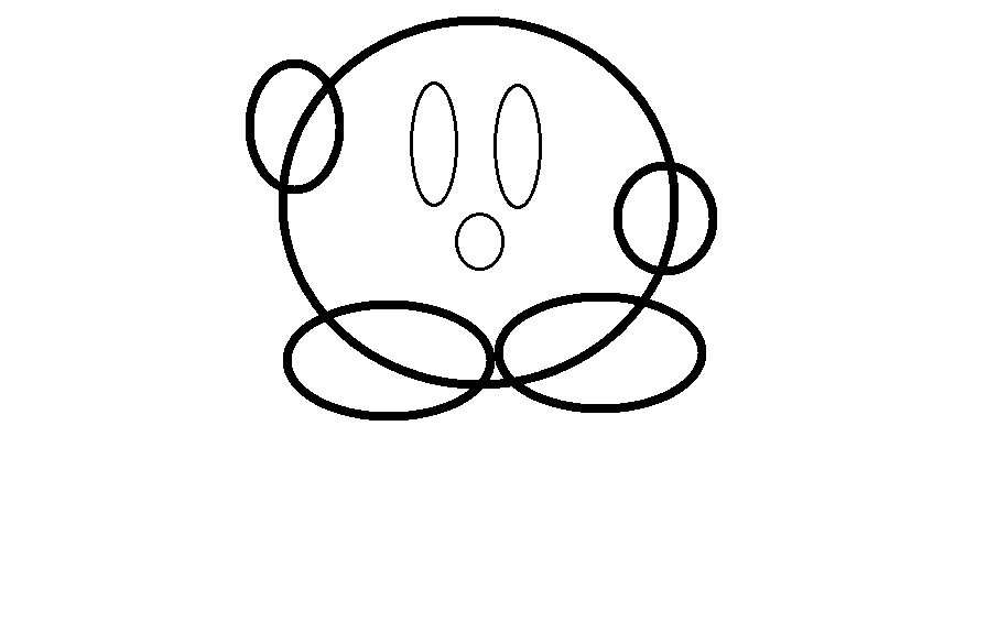 Drawing Kirby in Paint // Dibujando a Kirby en Paint — Hive