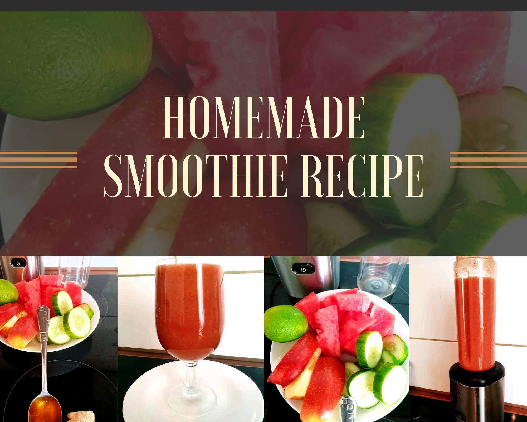 Homemade Smoothie Recipe | 100% Natural Fruit 