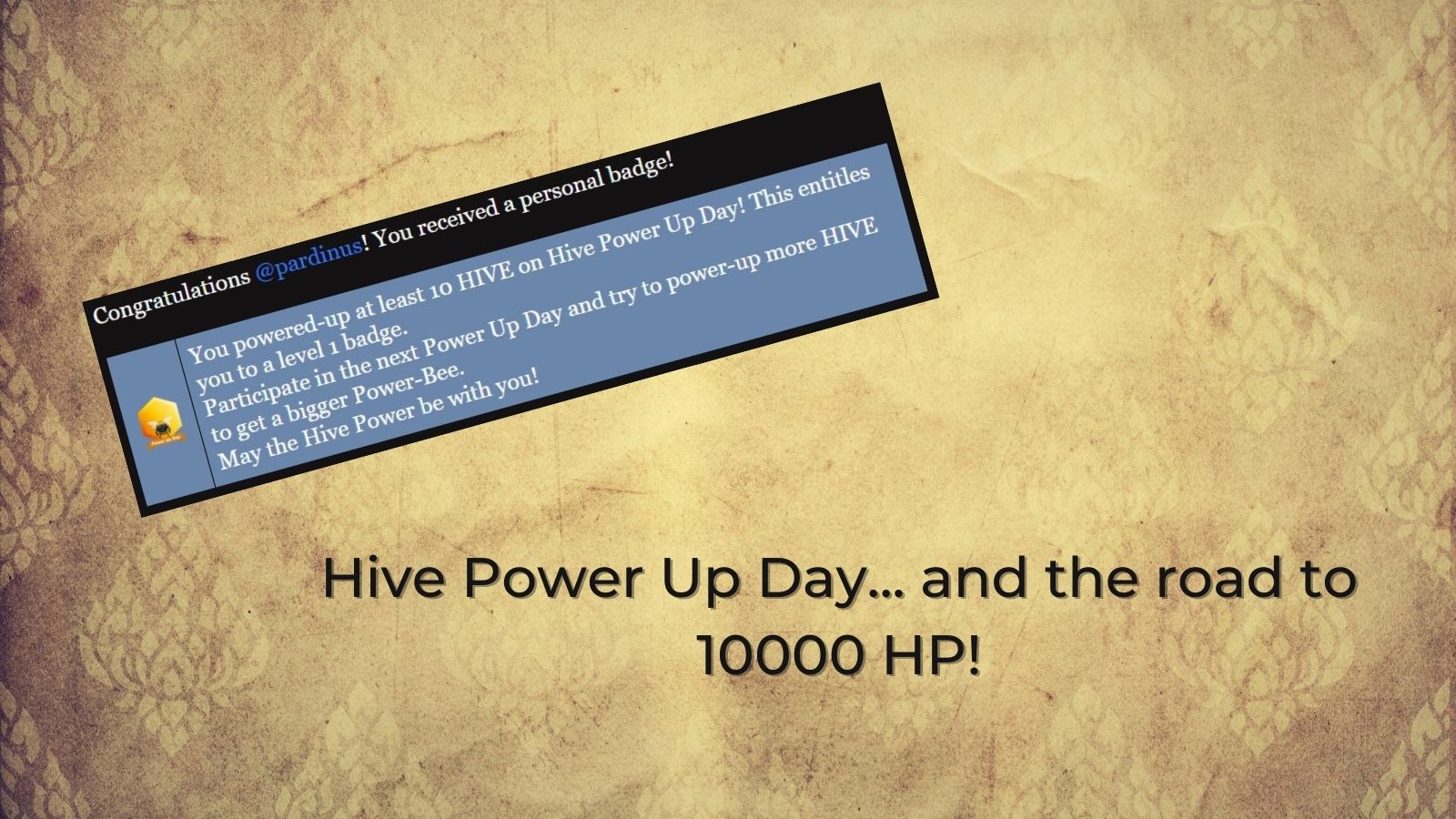 Hive Power Up Day... and road to 10000HP!.jpg