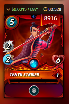 Tenyii Striker card for rent 8916 available.PNG