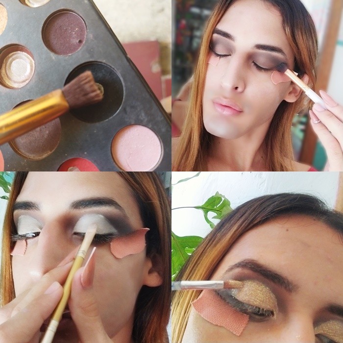 Base de maquillaje para sombras de ojos, fácil de aplicar