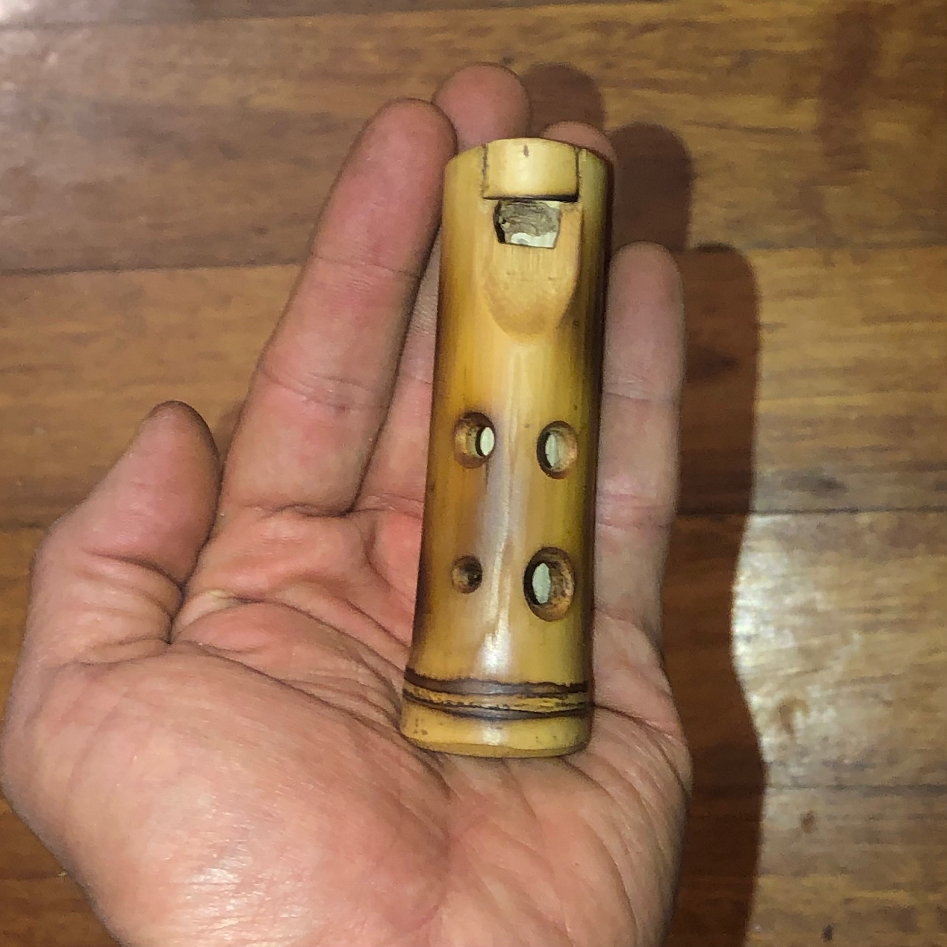 Bamboo pendant ocarina