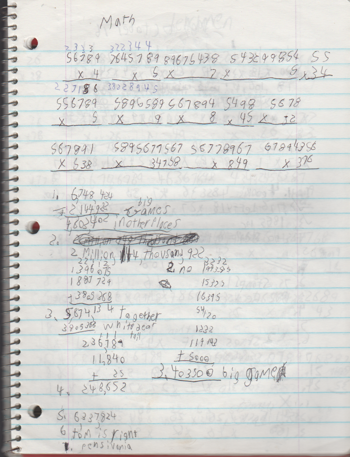 1996-08-18 - Saturday - 11 yr old Joey Arnold's School Book, dates through to 1998 apx, mostly 96, Writings, Drawings, Etc-025.png