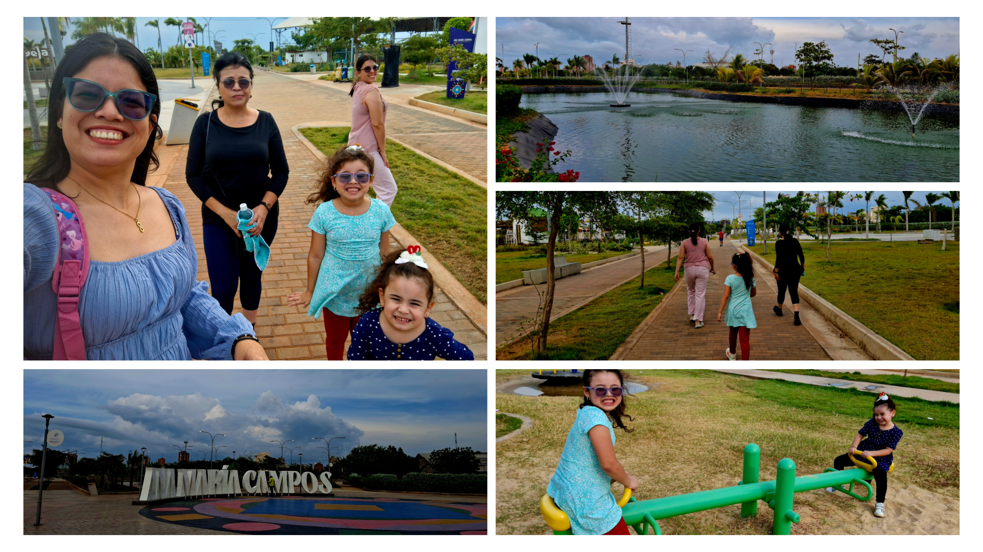 Visiting Ana María Campos Park with the family | Visitando en familia el Parque Ana María Campos 🌳