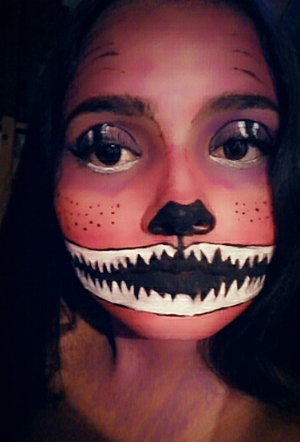 Esp/Eng] Maquillaje inspirado en el Gato cheshire||Makeup inspired by the  Cheshire Cat. — Hive
