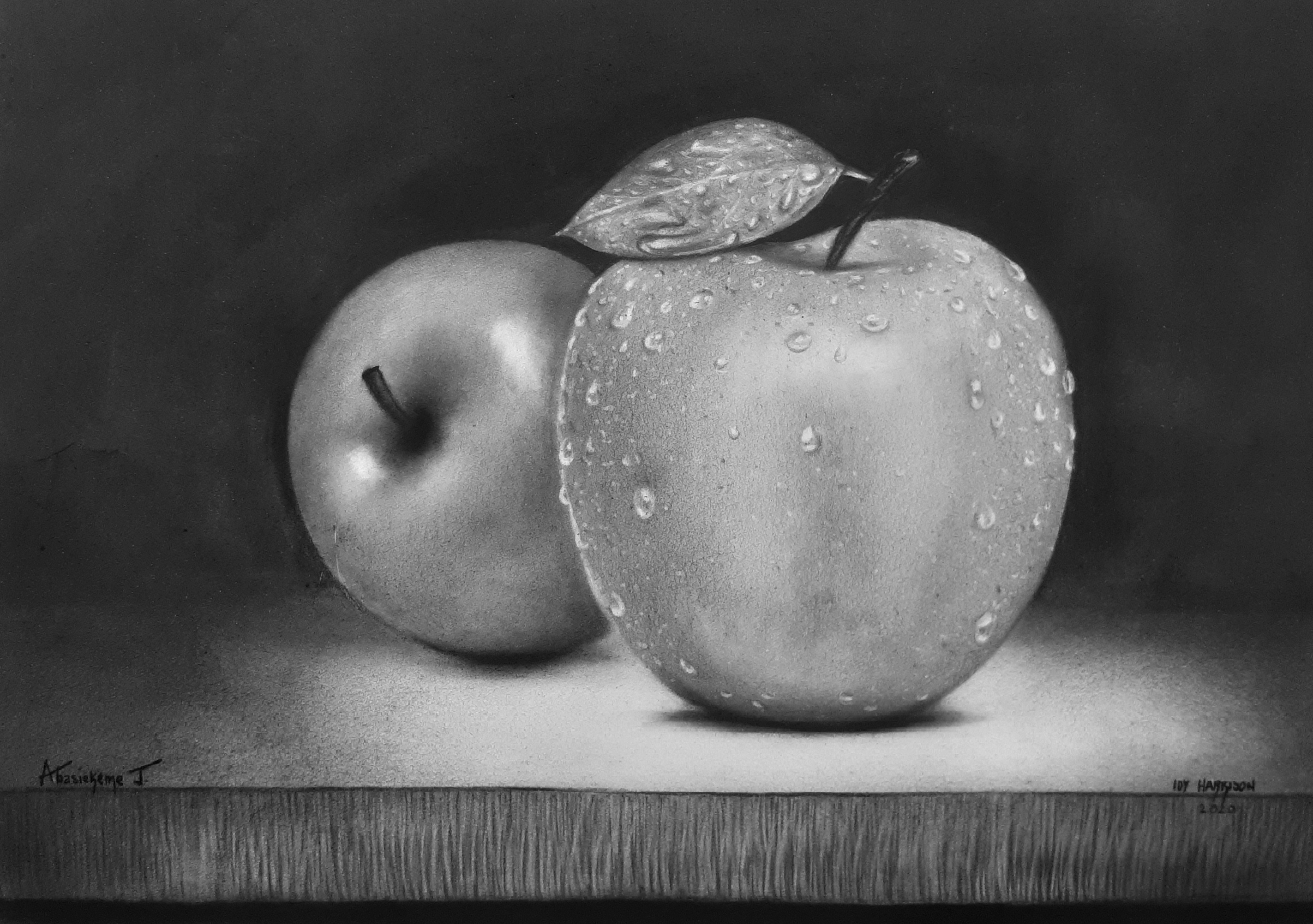 Green Apple Drawing :: Behance