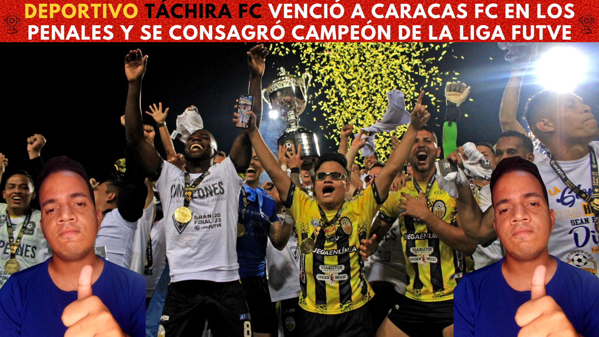 deportivo táchira fc venció a caracas fc en los penales y se consagró CAMPEÓN de la liga futve.png