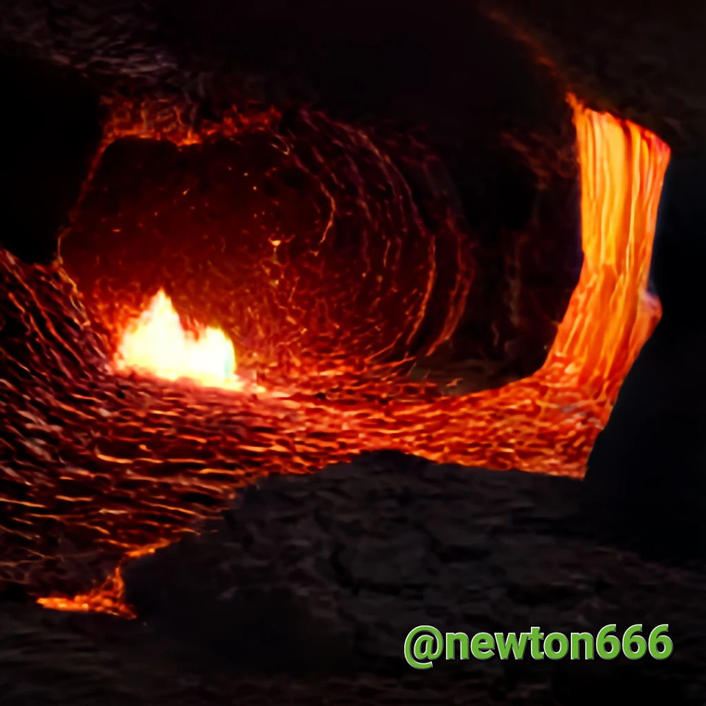 Mostruo de lava con cuerpo de hombre y un hacha en una cueva llena de fuego.png