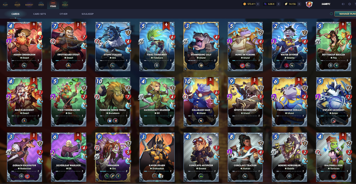 8 Arcana packs opened.png