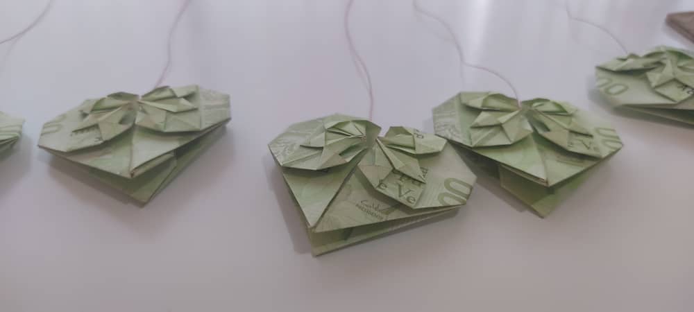 1 forma de doblar papel coreano, Folding Paper 42 Times