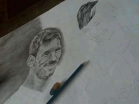 Drawing Lionel Messi - YouTube