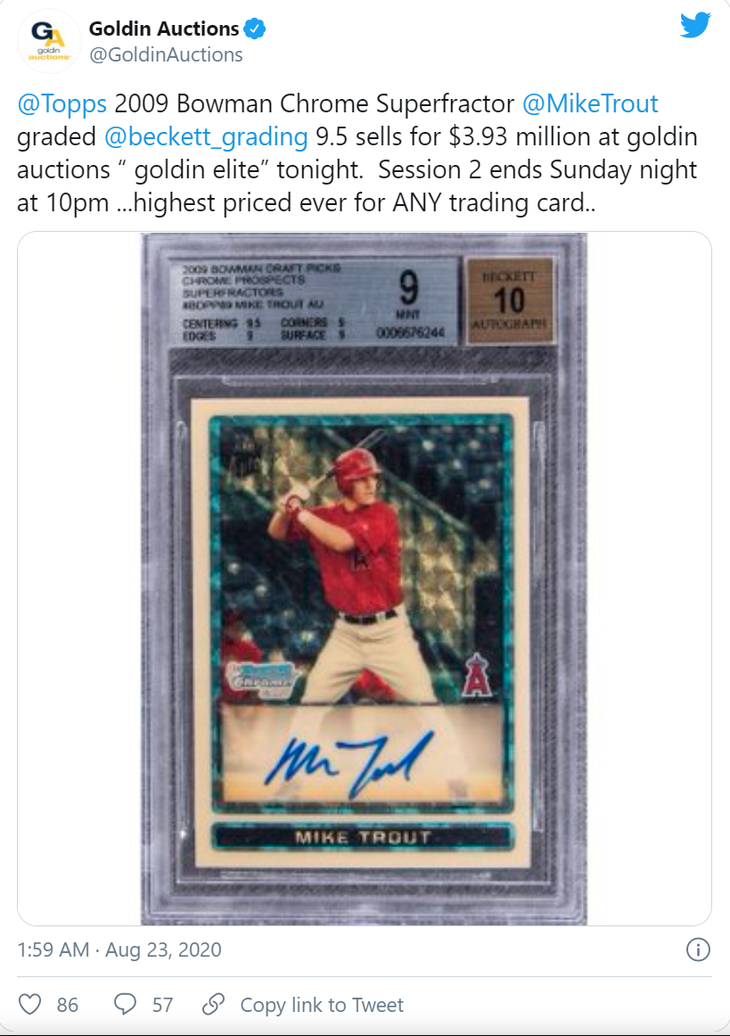 20210203 23_06_42Mike Trout rookie card sells for record 3.93M at auction  CBSSports.com.png