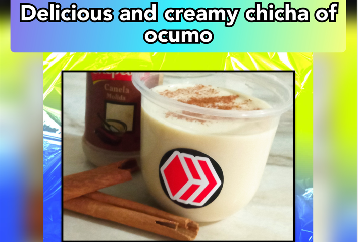 A very creamy chicha based on white ocumo [ENG-ESP]