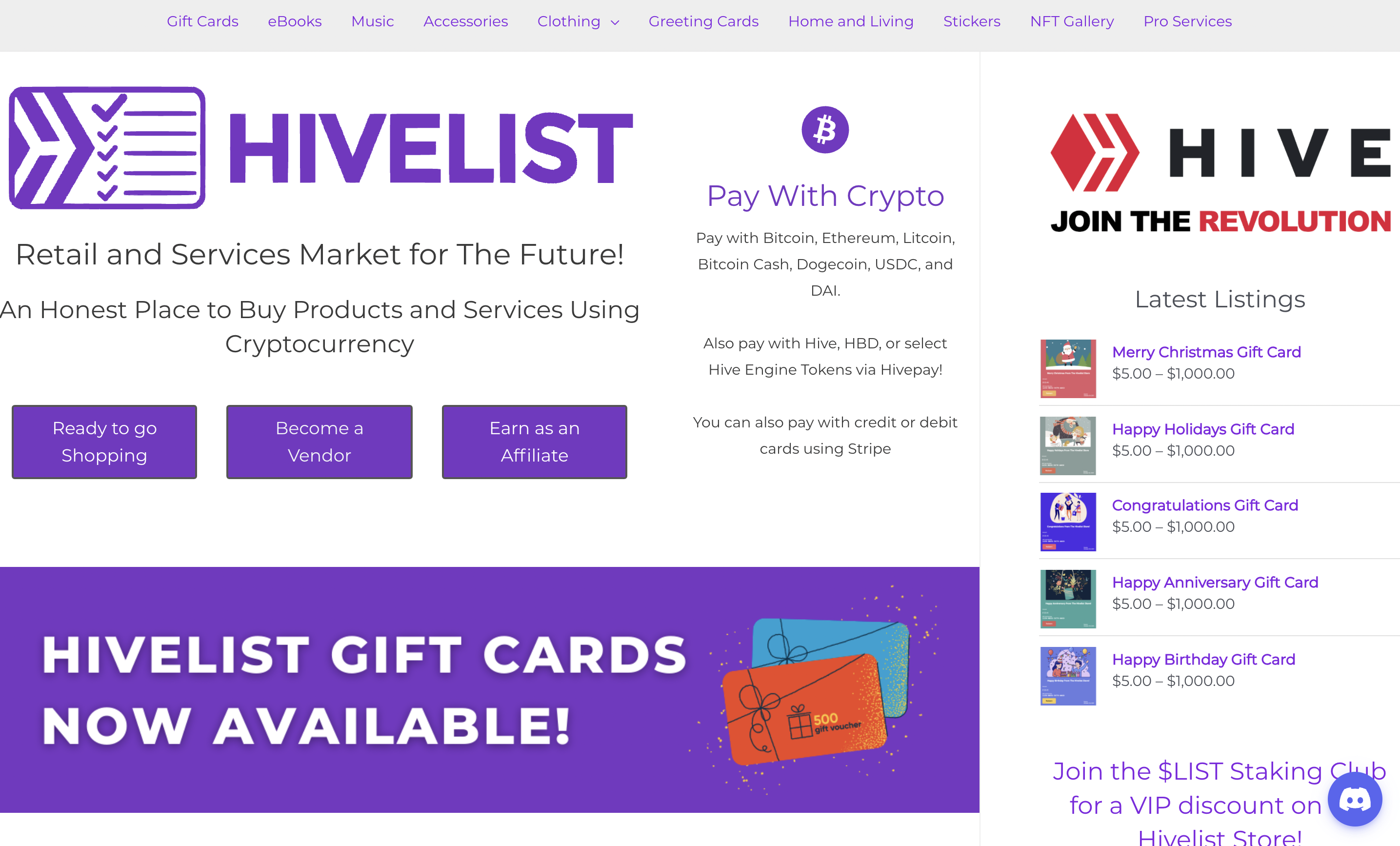 @hivelist/hivelist-store-gift-cards-now-available