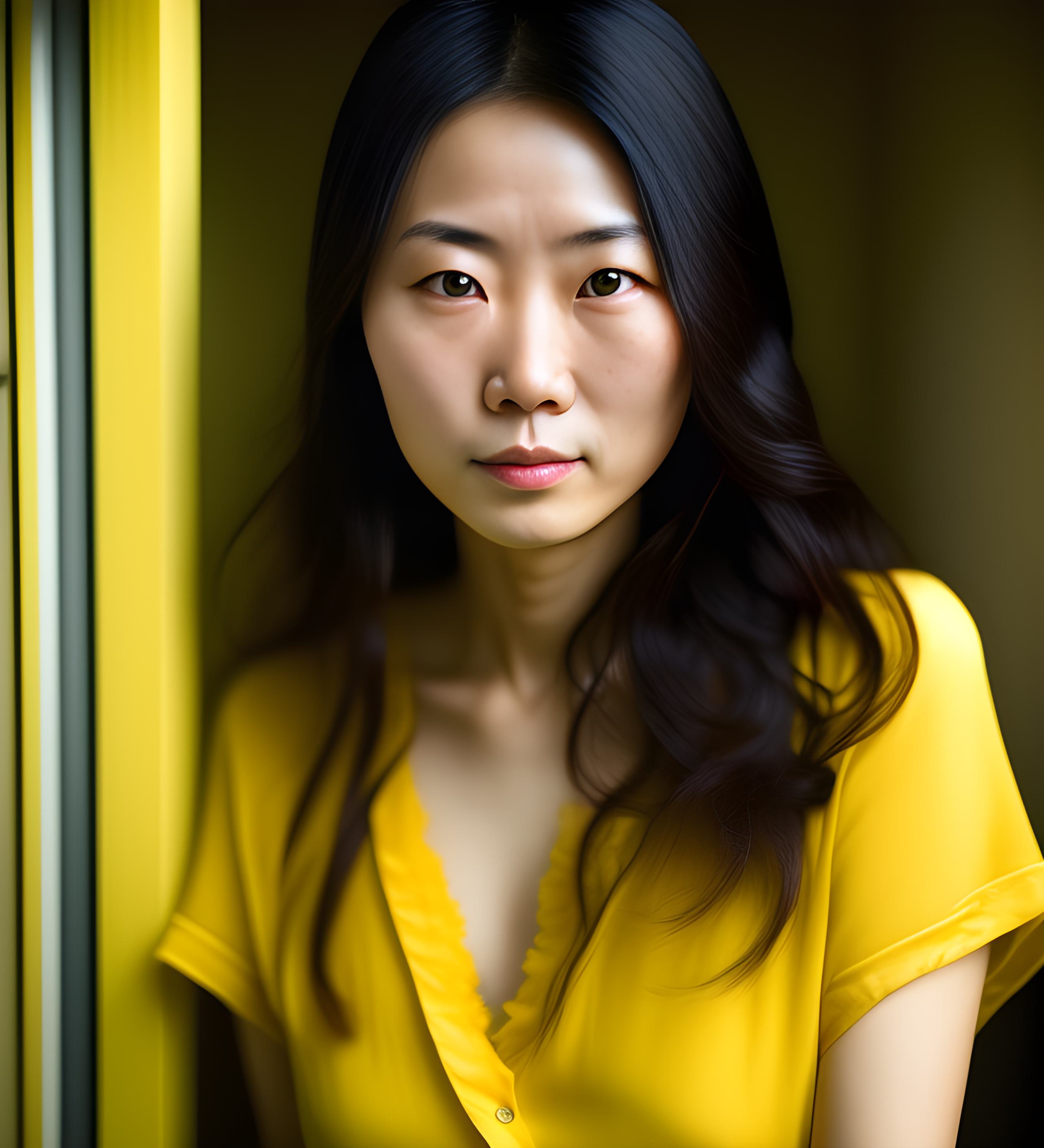 photograph_of_a_beautiful_woman__Japanese__35_years_old__long_wavy_black_hair_with_yellow_higlights__Seed-8288936_Steps-25_Guidance-7.5.jpeg