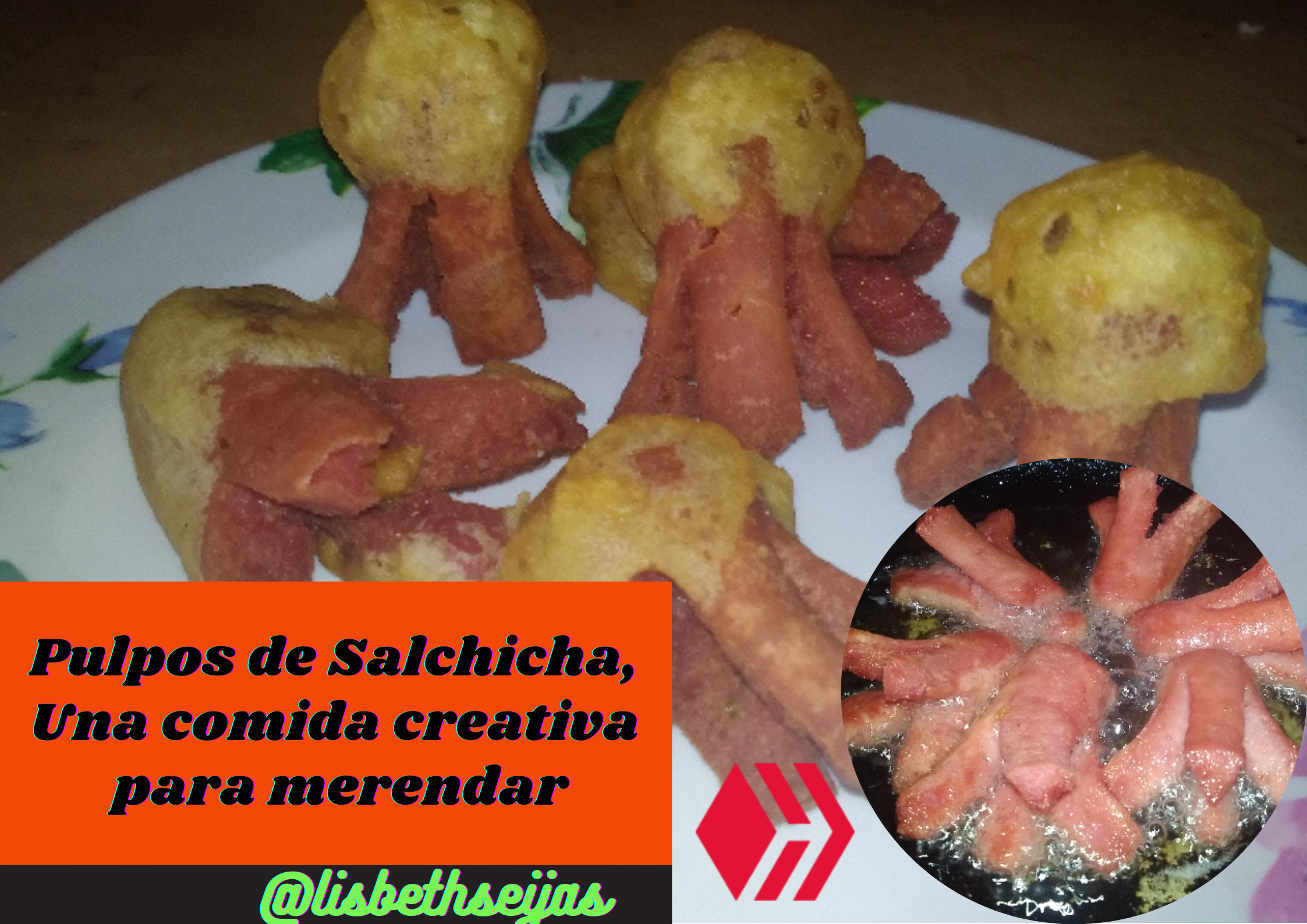 Sausage Octopus, A creative snack food. Step by step - photographs // Pulpos  de Salchicha, Una comida creativa para merendar. Paso a paso- fotografías —  Hive