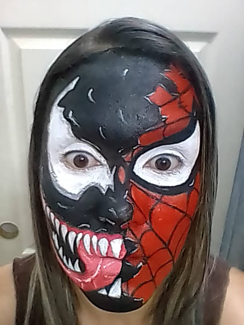 Maquillaje artístico Spaider –man VS Venom / Spaider –man VS Venom makeup  artistry — Hive
