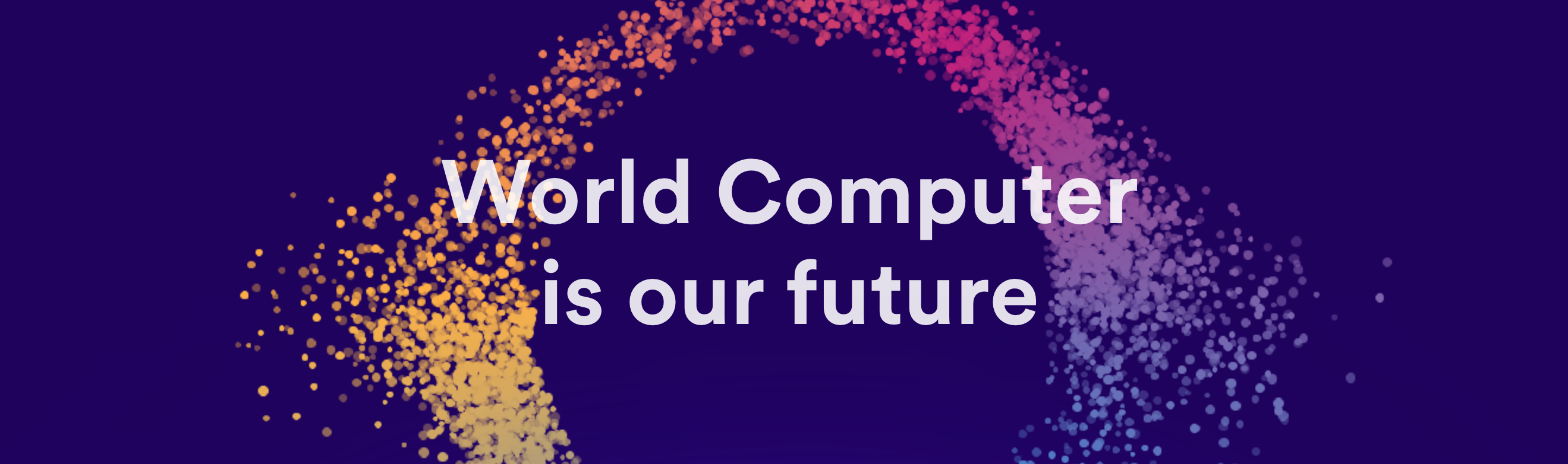 The Internet Computer crypto (ICP) slogan taken from their official website.