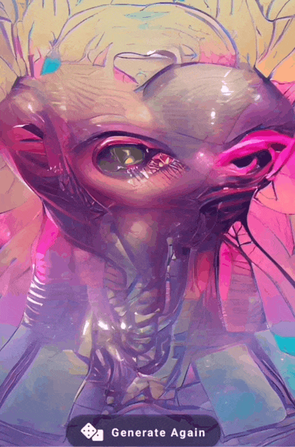 TrinityArt Alien AI Generative Art - Mini Me Alien Armee 26.gif