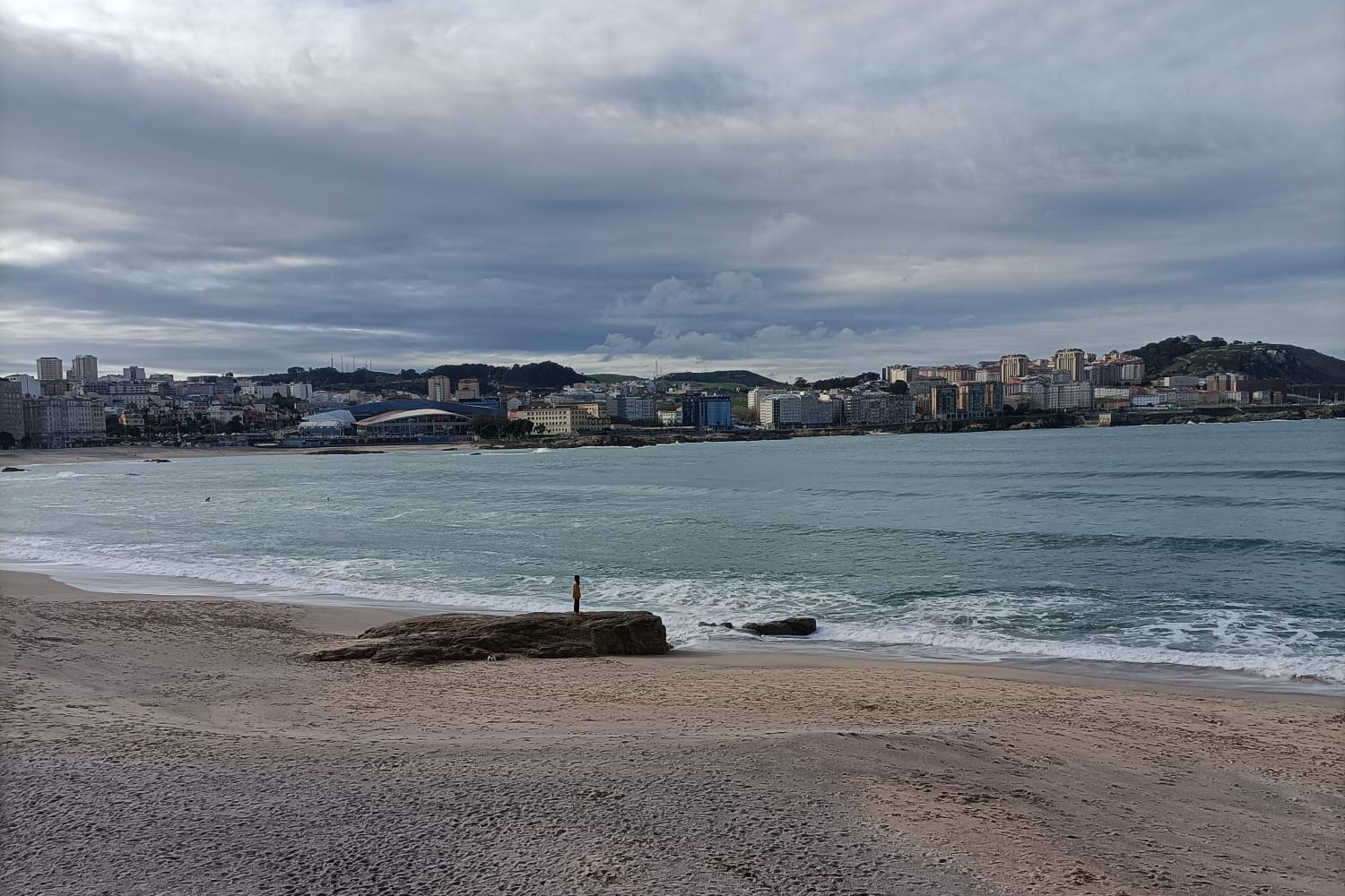 Playa del Orzán - La Coruña - Video relajante