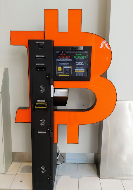 Bitcoin ATM up close