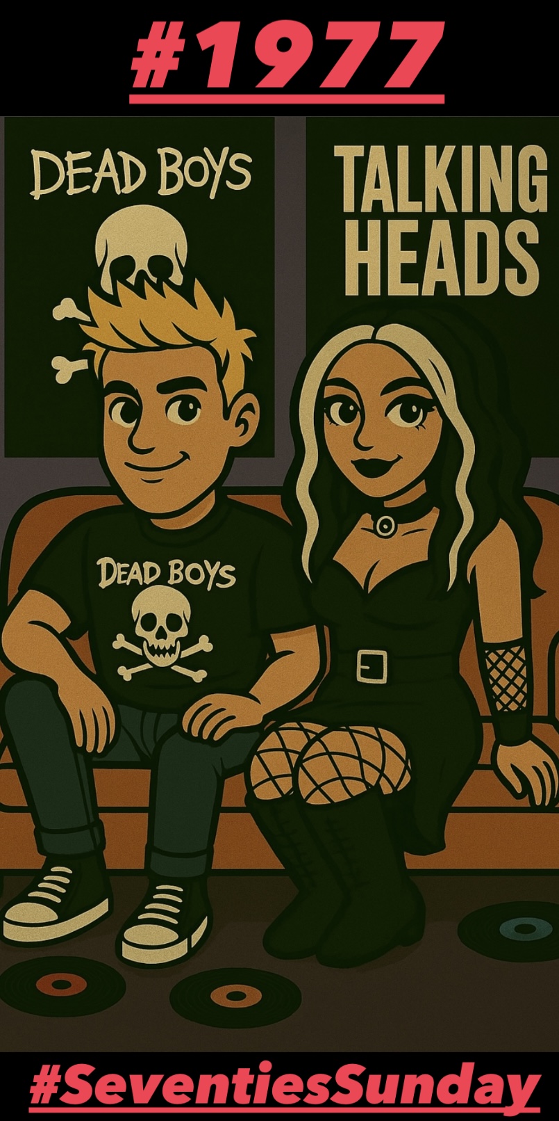 7/27/25 - 🎸 Gene & Ashlee’s 1977 DailyJams For Seventies Sunday!  CBGB’s Bands!   Dead Boys & Talking Heads! + Iggy Pop Bonus!  🎸