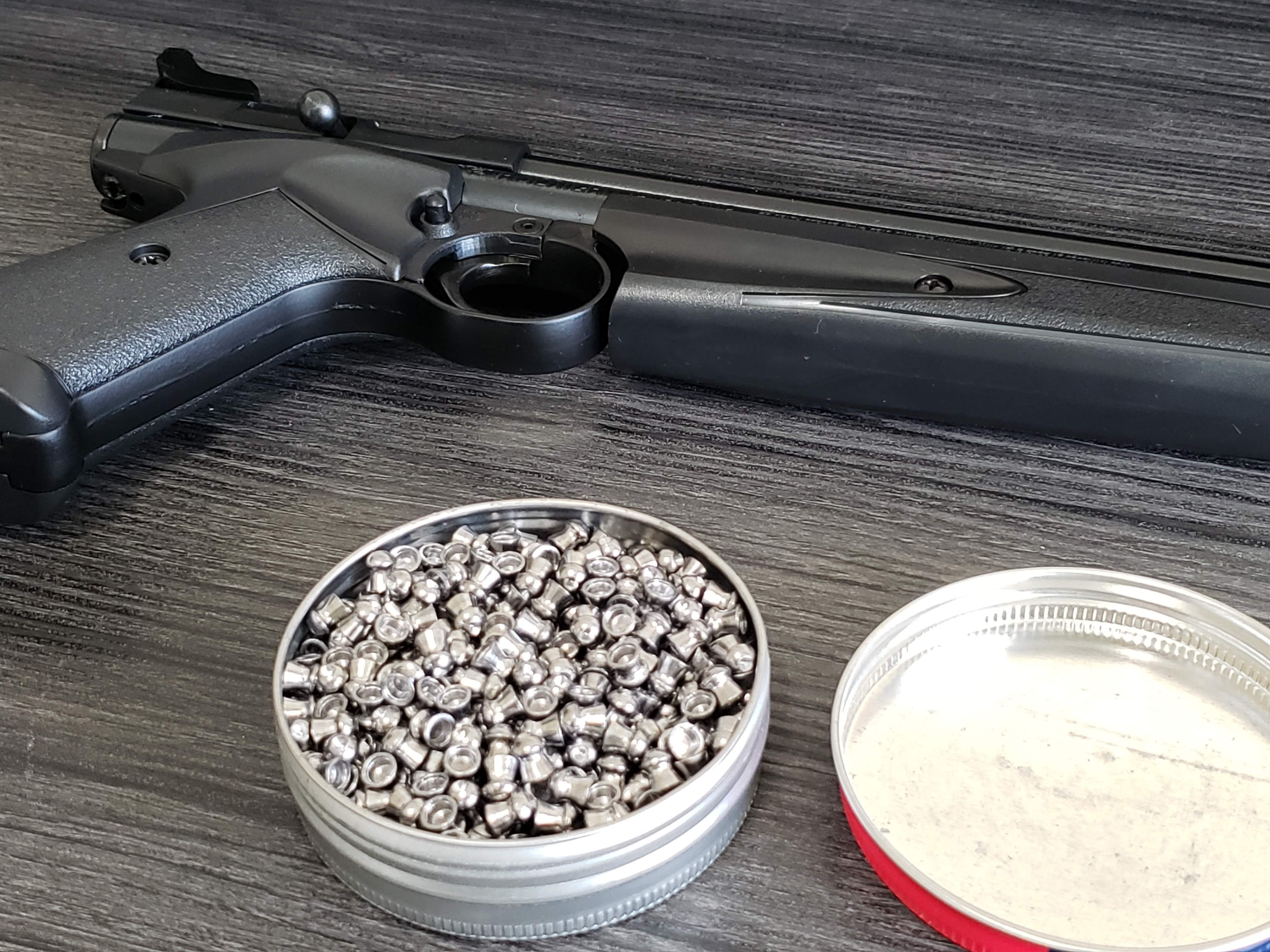 Crosman P1322 With Crosman Premier 22 Cal Pellets.jpg