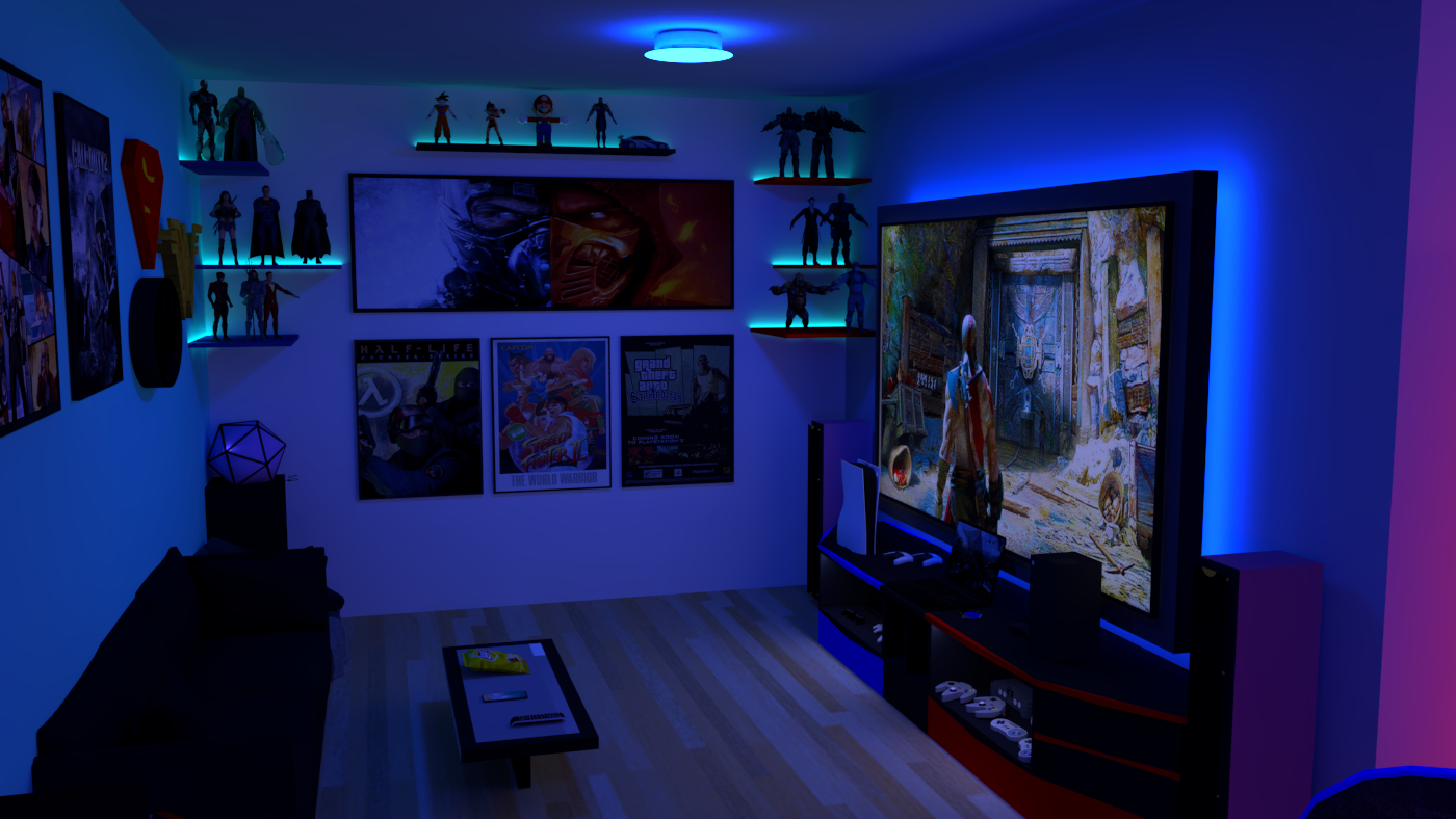 A fresh studio clean and ready for production. By @zero_beats #musicpro…   Dormitorio de gamer, Decoración de oficina en casa, Decoración de  habitación de juegos