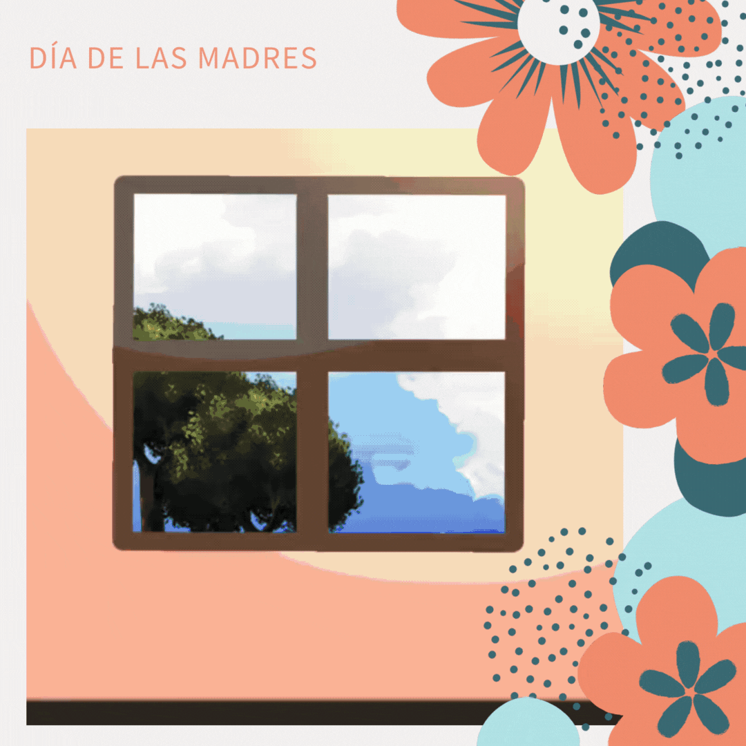 Ilustración De Flores Coloridas Frases Para El Dia De Las Madres.gif